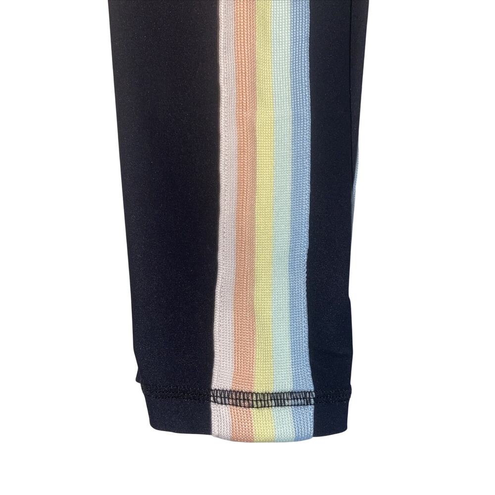 Spiritual Gangster Women’s Pastel Rainbow Stripe Leggings Size XS - Picture 7 of 9